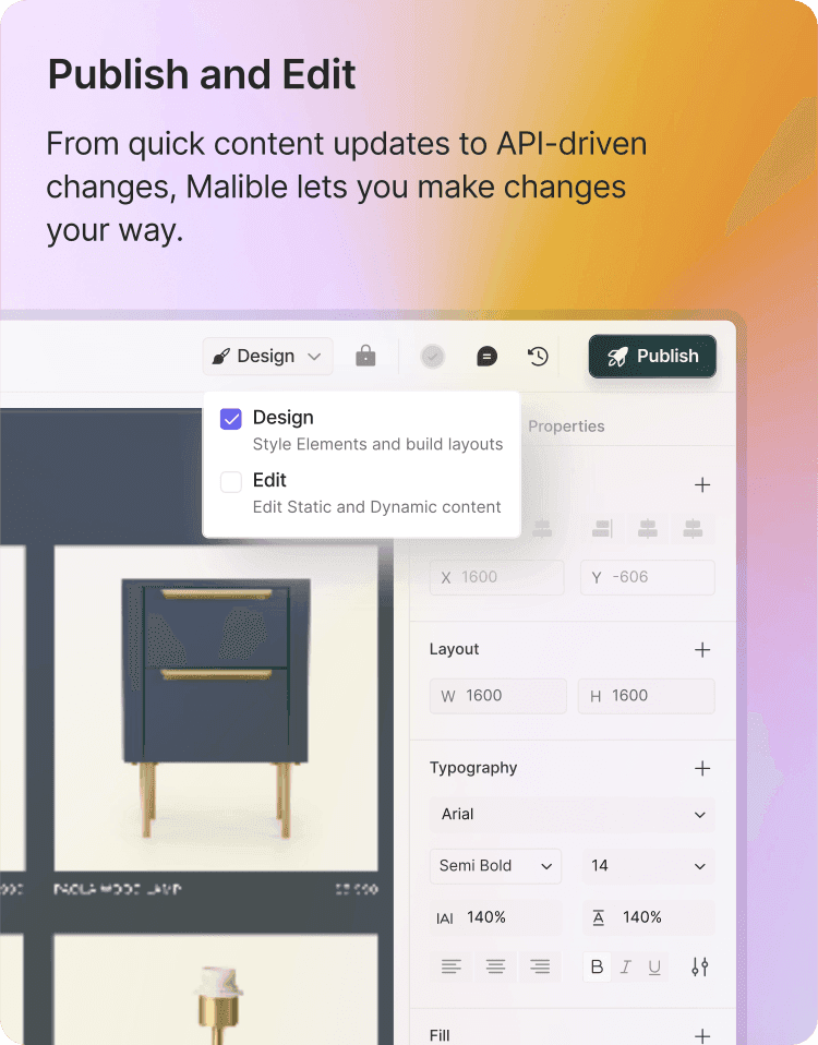 Analytics and content performance in Malible